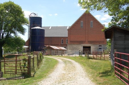 Red Barn on the Farm