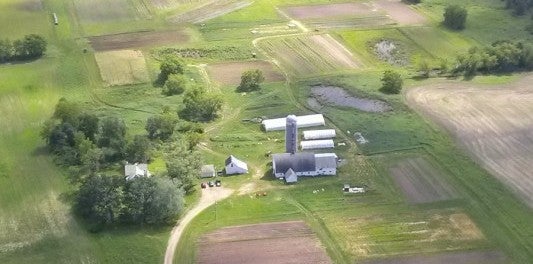 Aerial Farm View