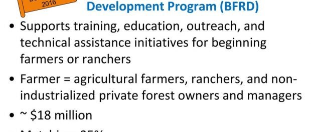 Beginning Farmer and Rancher Development Program