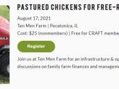 pastured chickens for free range eggs