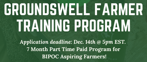 BIPOC Farmer Training Program